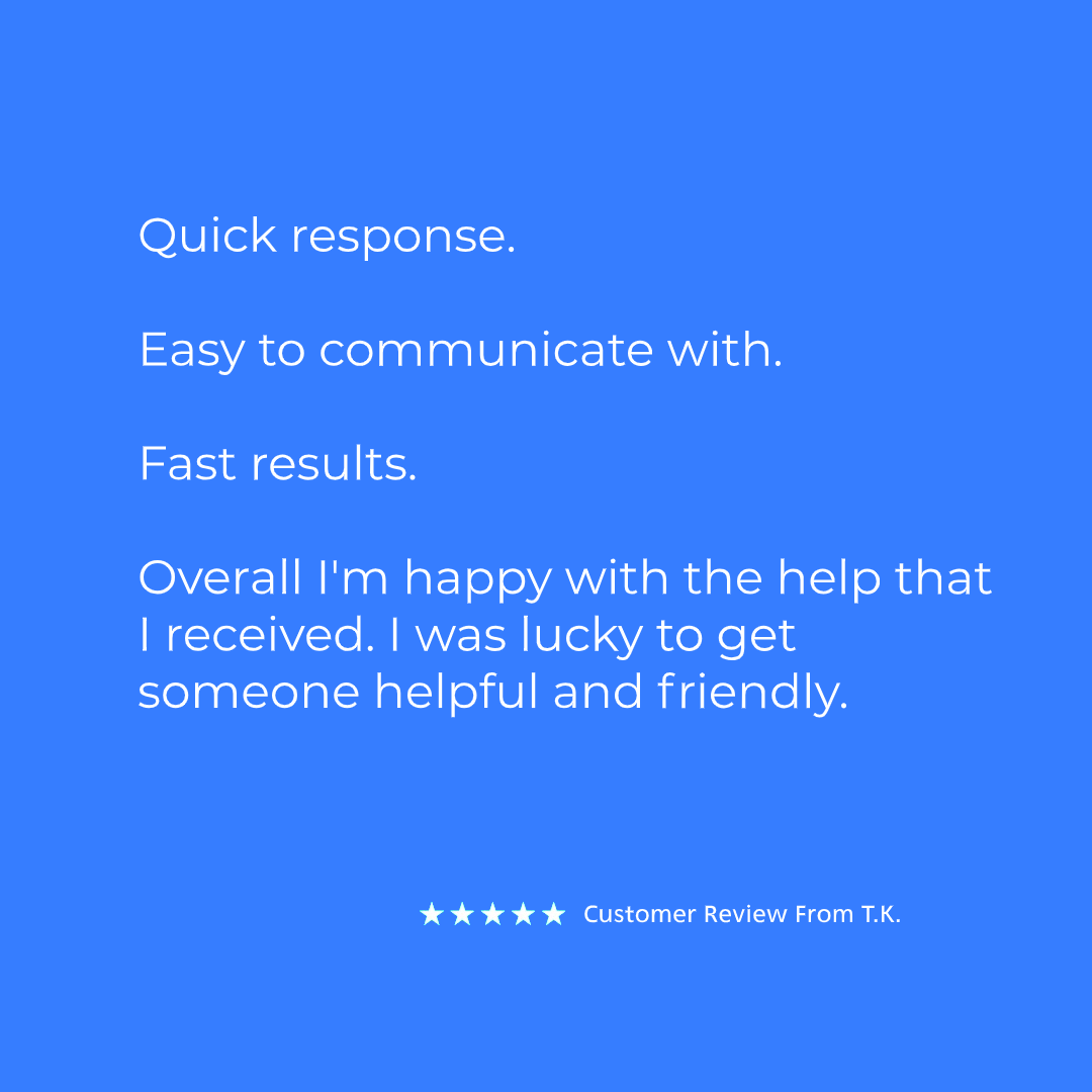 Customer Review From T.K. undefined
