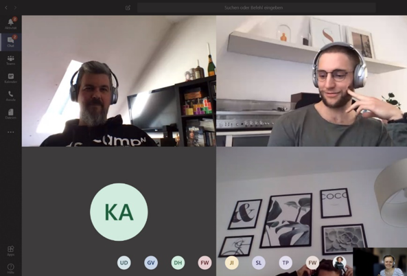 Teams Call Screenshot