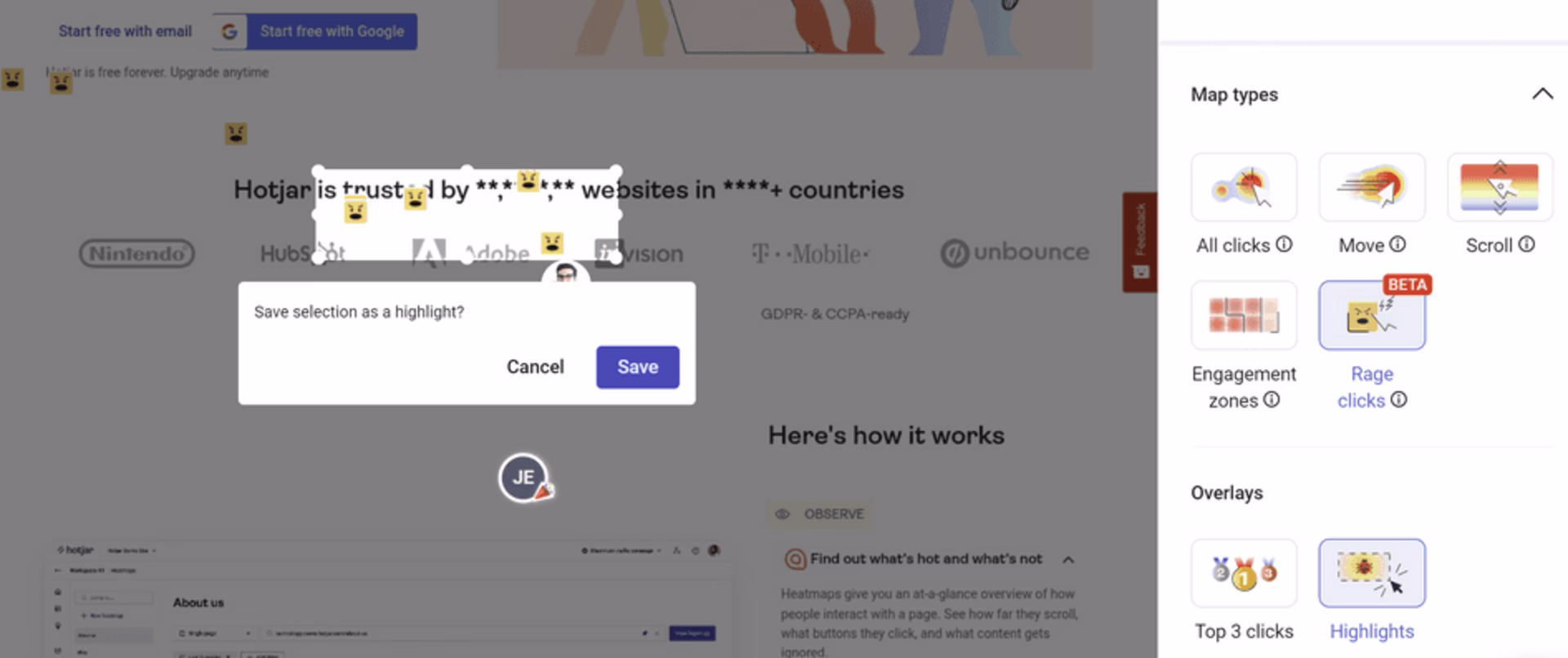 Heatmaps - rage clicks highlight (1)