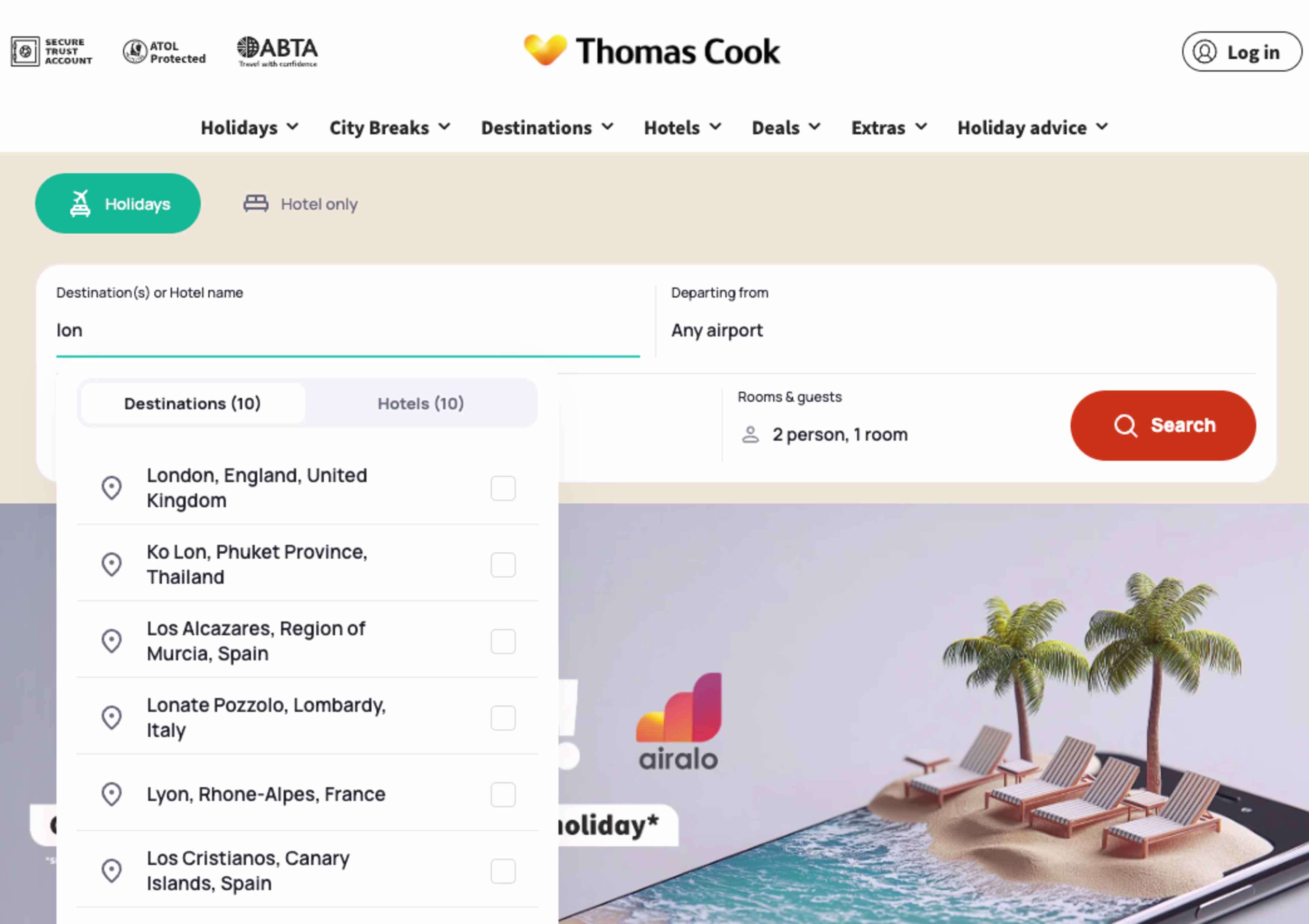 Visual - Thomas Cook