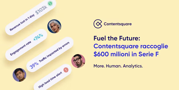 Contentsquare raccoglie 600 milioni di dollari con Sixth Street per sostenere la crescita — Cover Image
