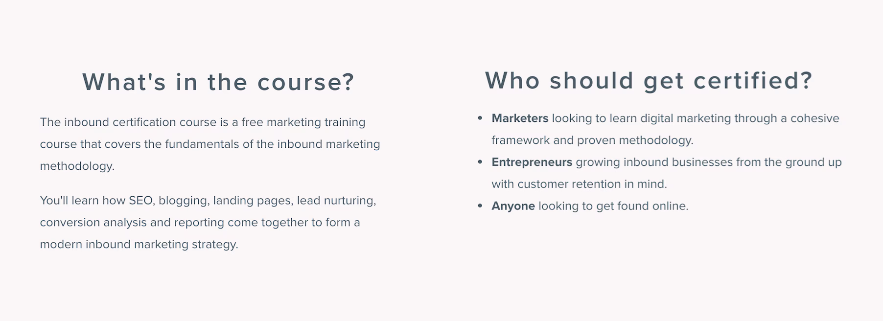 [Asset] Customer story - Hubspot - Whats in the course