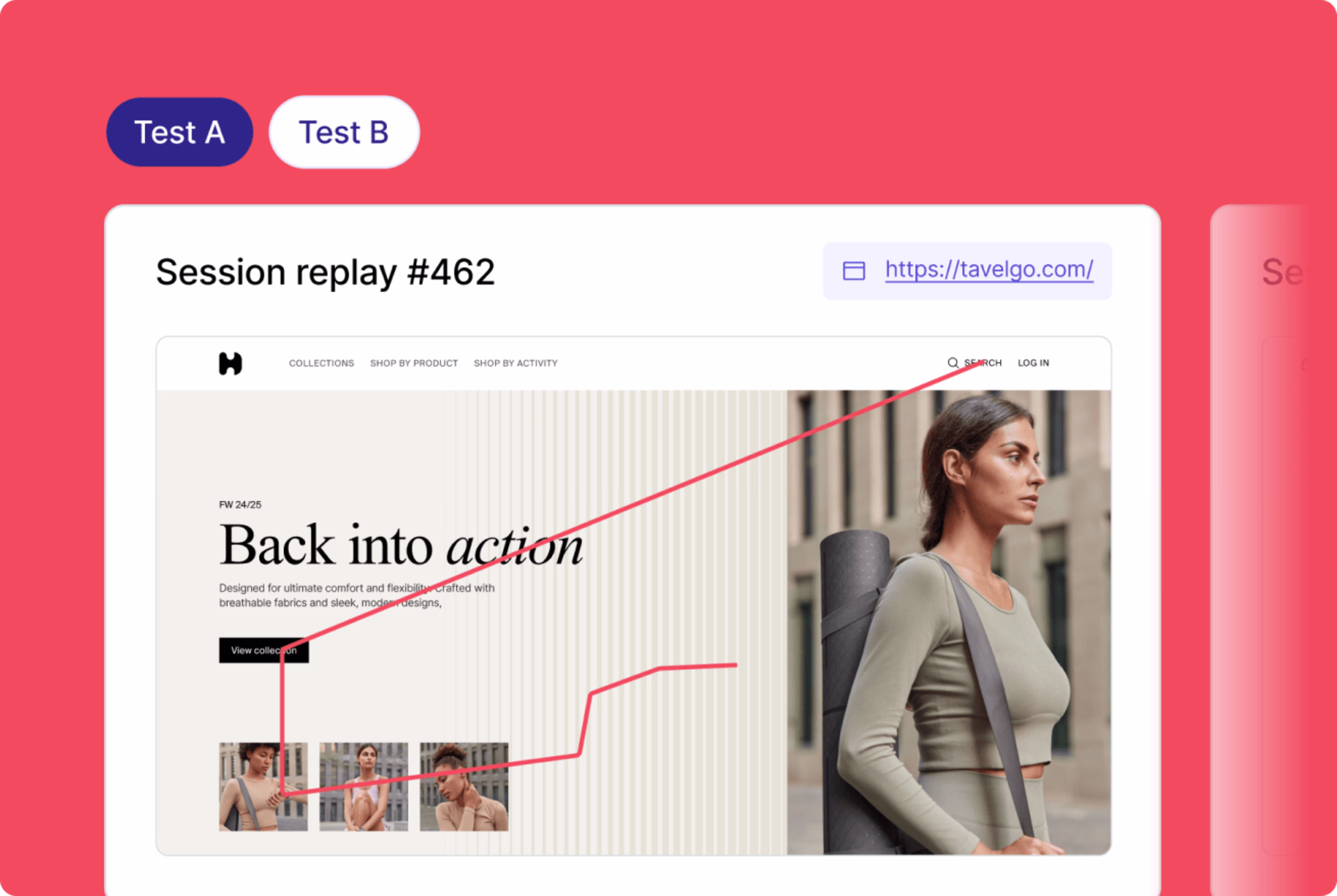 Image — Session Replay Visual — Coral
