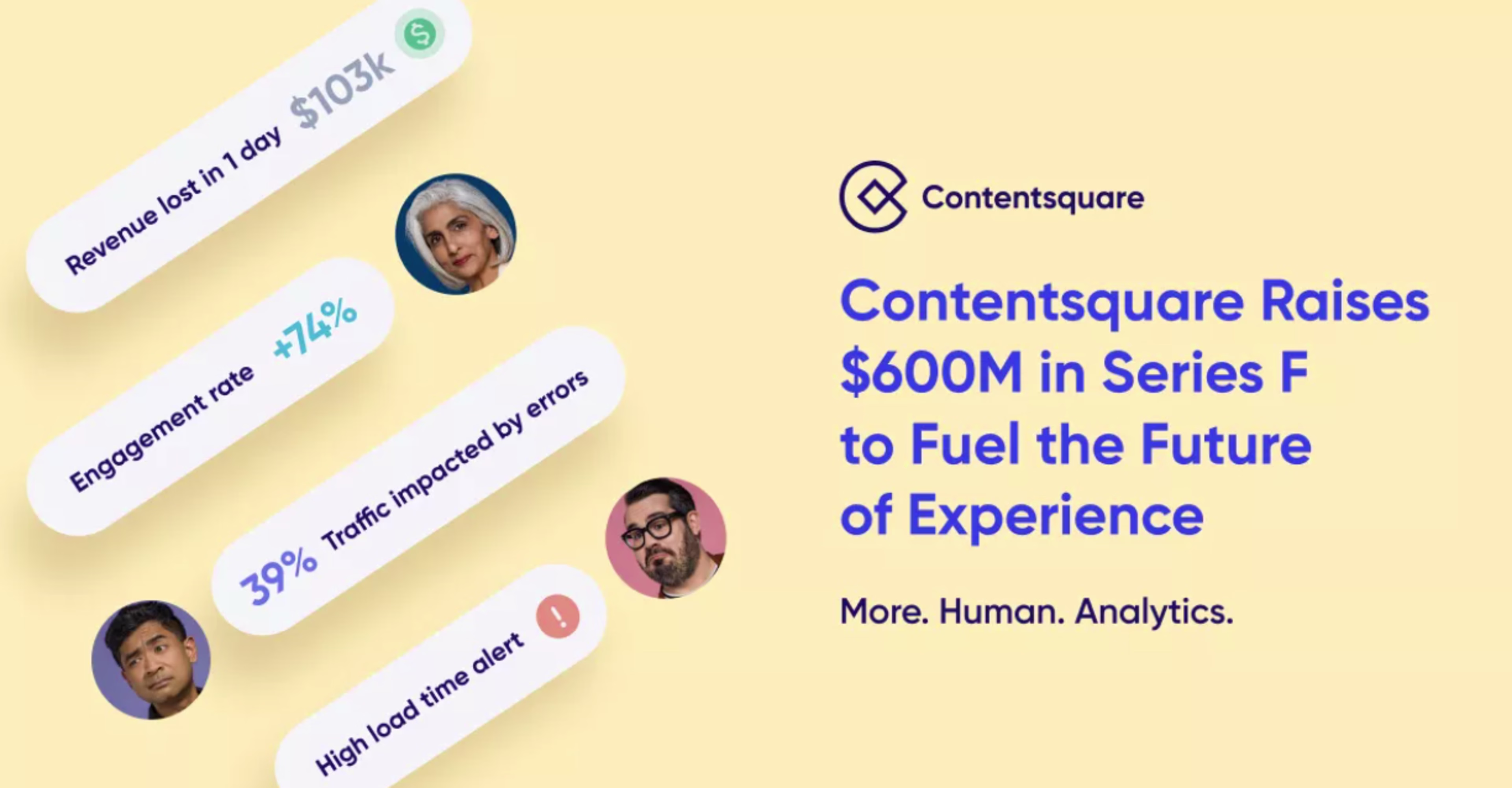 ContentsquareがSixth Street Partnersの主導で6億ドルのシリーズFを資金調達 — Cover Image