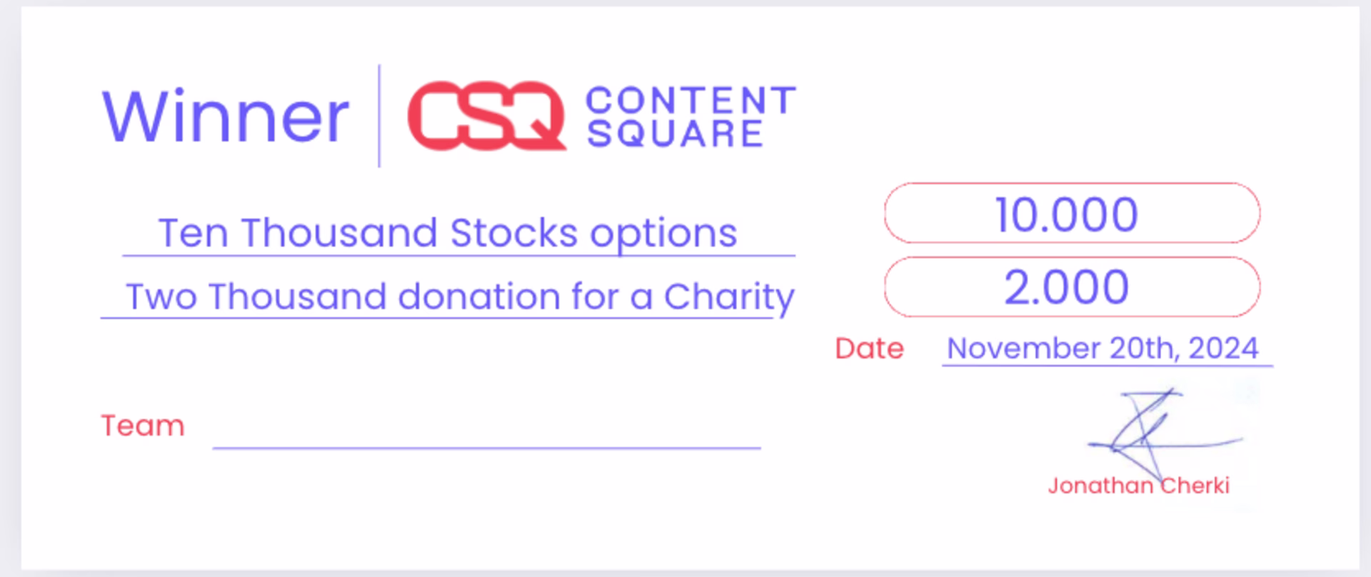 Life at CSQ Hackathon 2