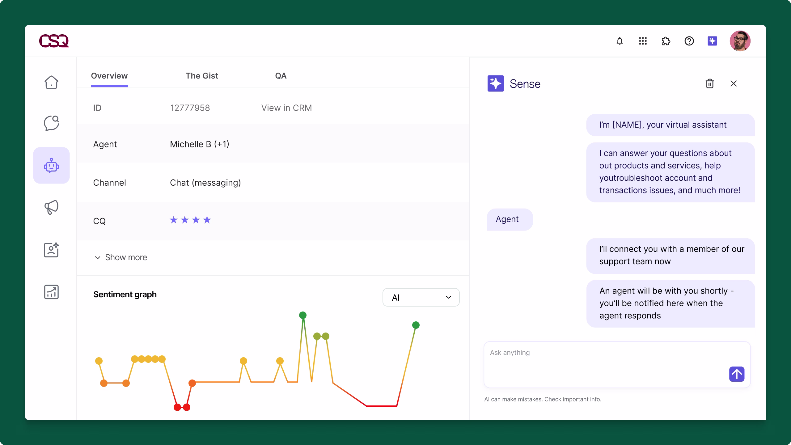 Asset - Loris Paid LP -Speech and Conversation Intelligence > See what’s driving customer experience (row#1)