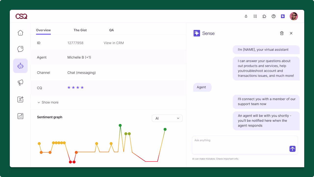 Asset - Loris Paid LP -Speech and Conversation Intelligence > See what’s driving customer experience (row#1)