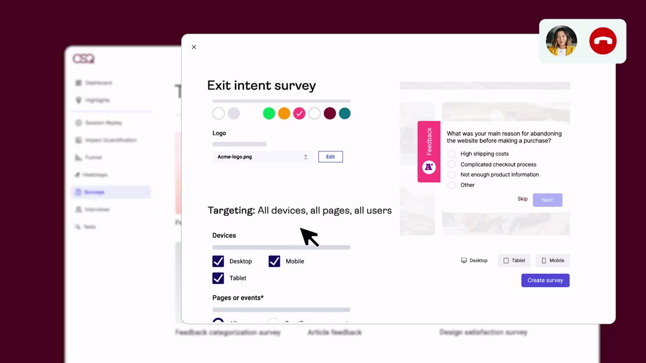 Voice of Customer - Surveys - Wistia Video Thumbnail