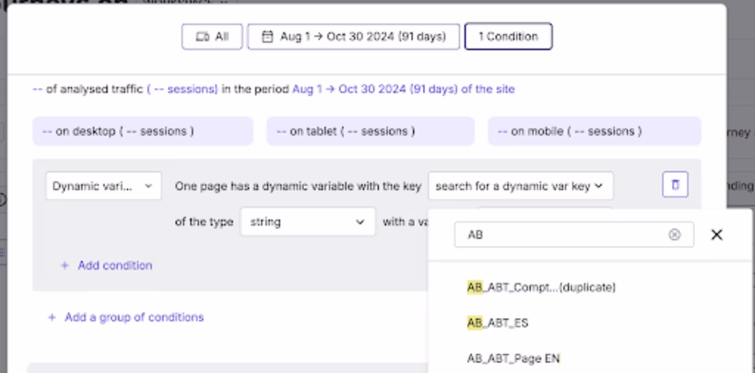 CSQ A/B test