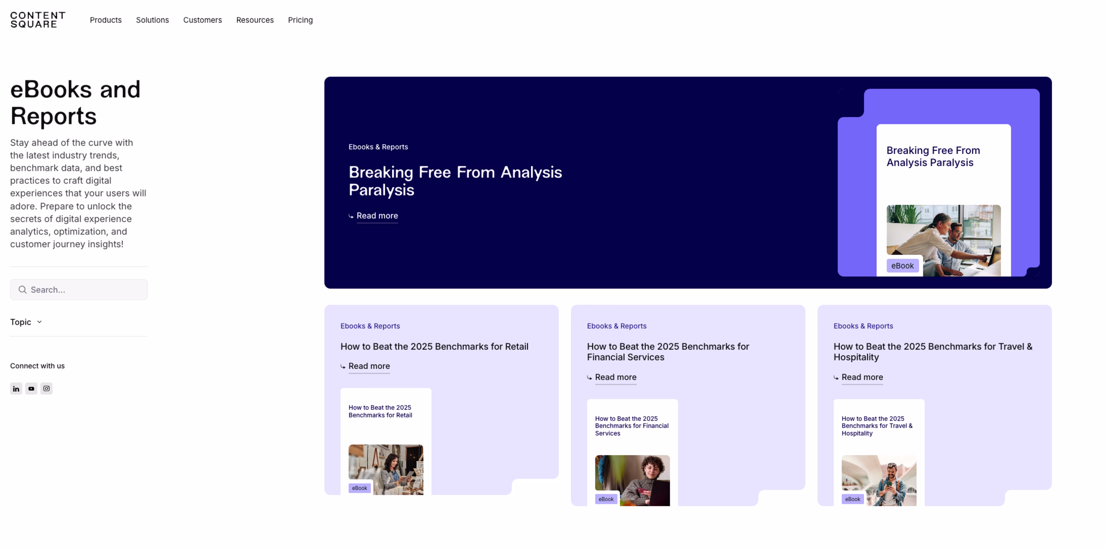Visual - CSQ ebooks and reports page