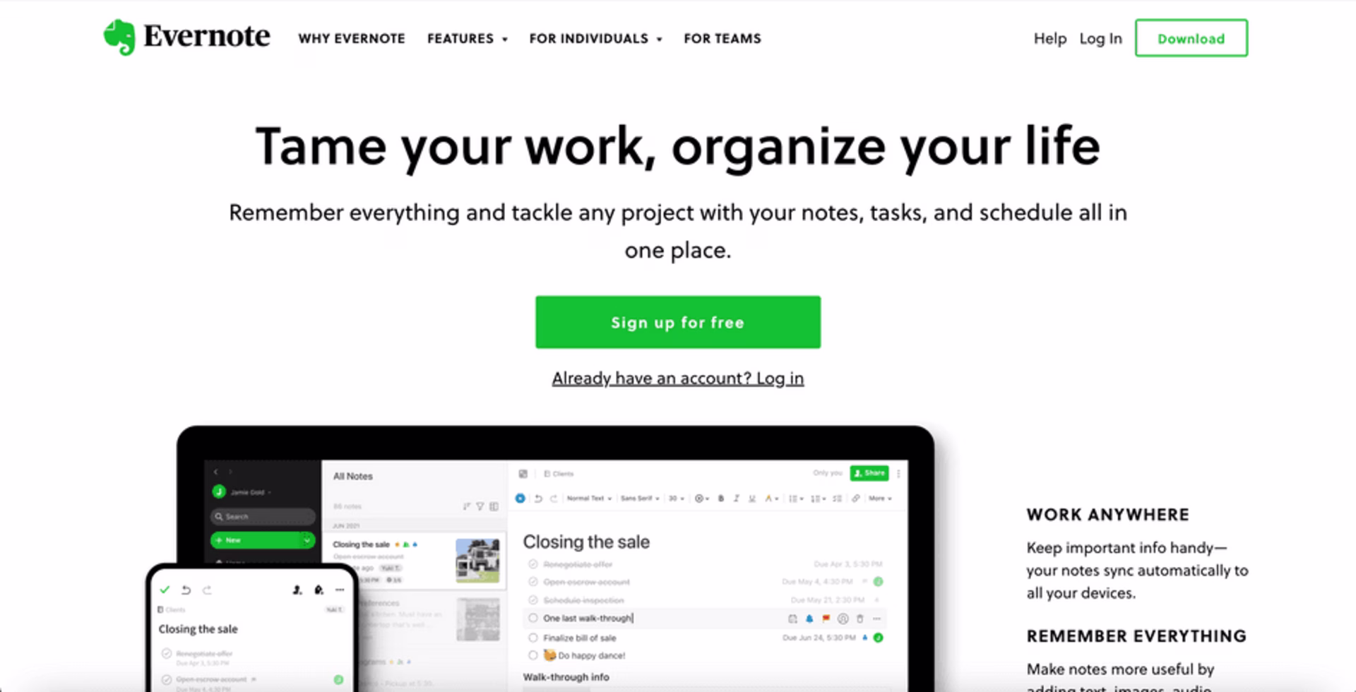 Visual - Evernote