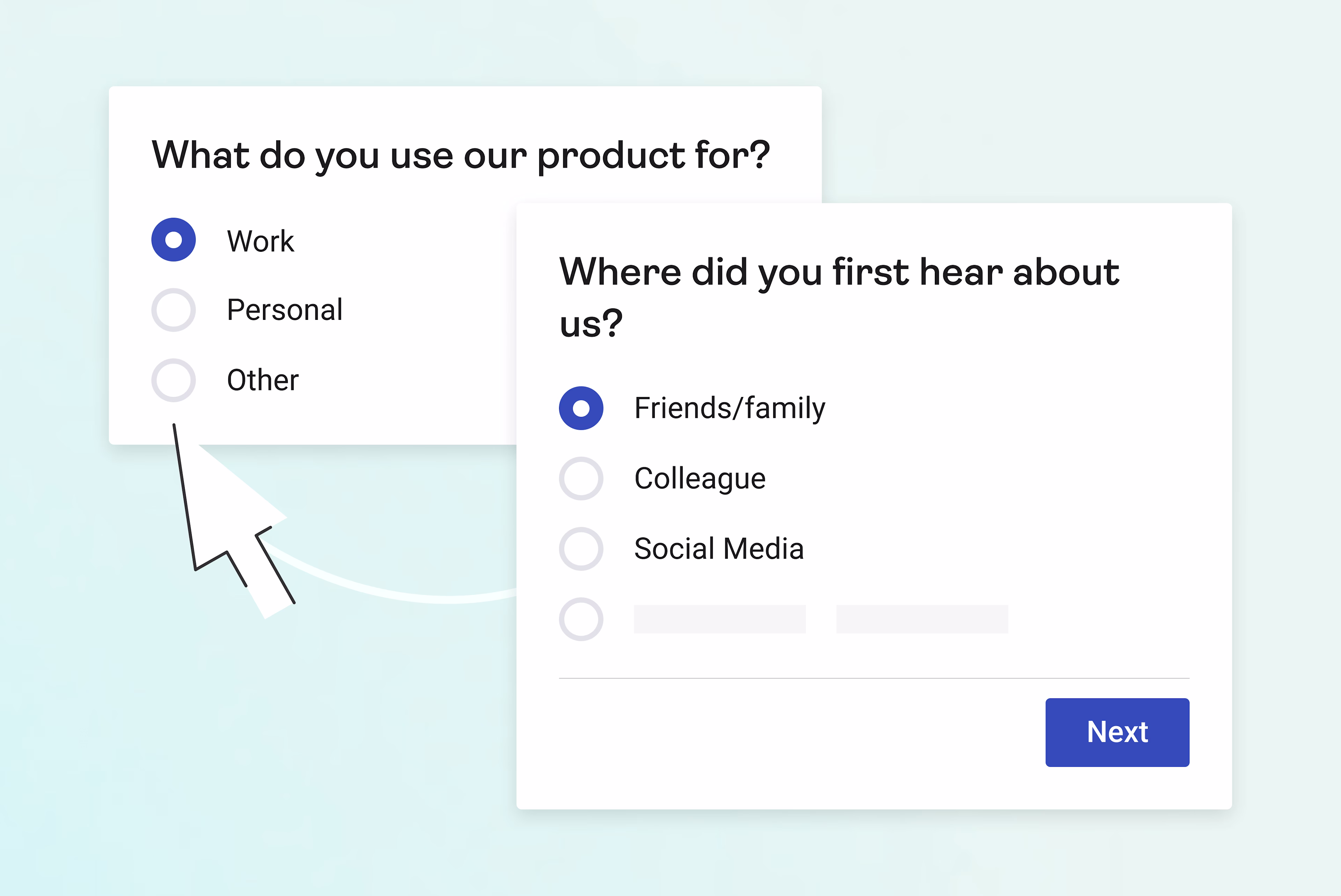 Product discovery survey template image