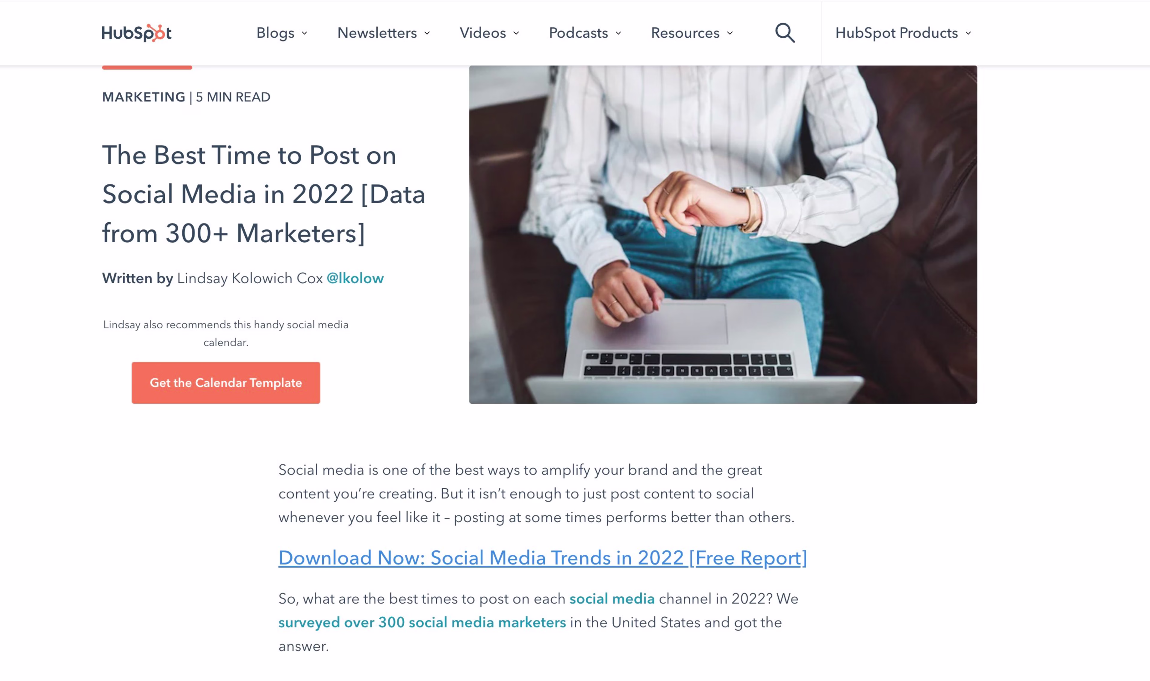 02 HubSpot blog CTAs