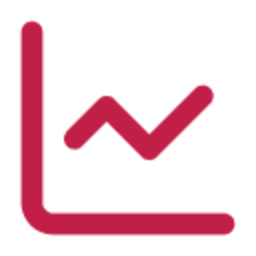 Chart Logo Burgundy
