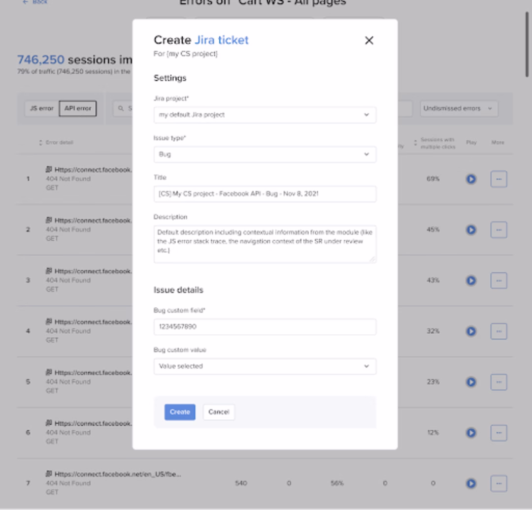 Visual - Jira integration