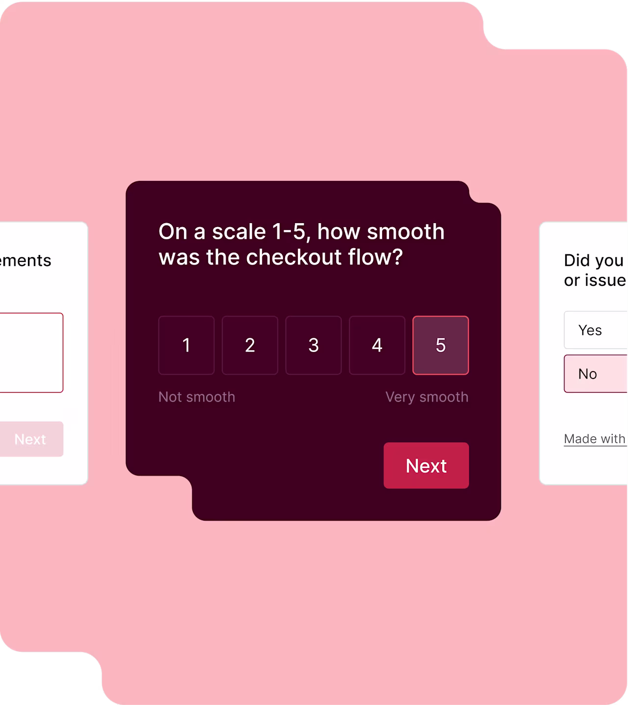 Surveys - Scale - Pink background