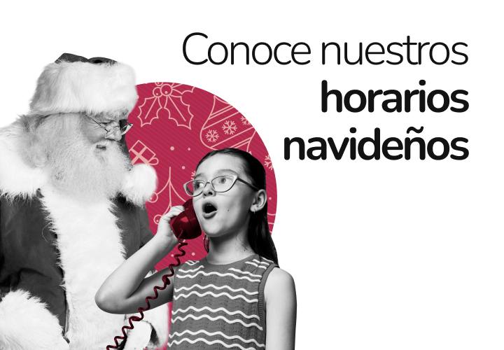 Conoce nuestros horarios navideños en Mallplaza