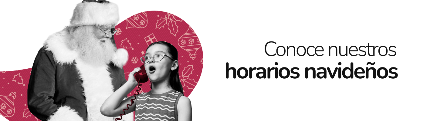 Conoce nuestros horarios navideños en Mallplaza