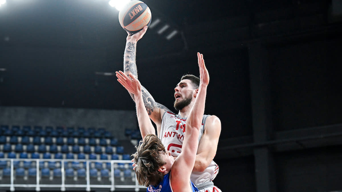 Telenet Giants Antwerp won op zondag 17december zijn thuiswedstrijd tegen Bergen.