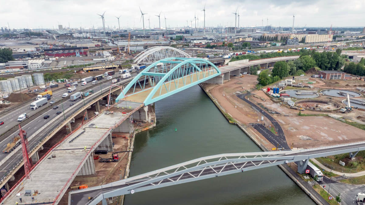 The photo shows the bypass that will be put into use during the fall break of 2025.
