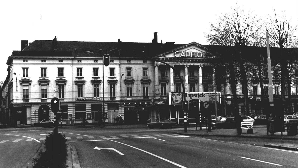 Capitole Gent op 25 april 1977 met haar herkenbare klassieke gevel.