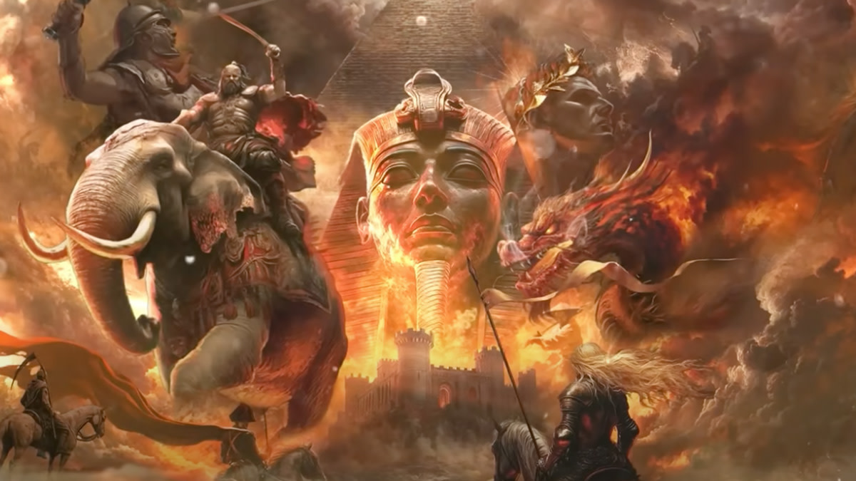 De videoclip bij 'Lightning at the Gates' toont een Sphinx temidden van een grote vuurzee.