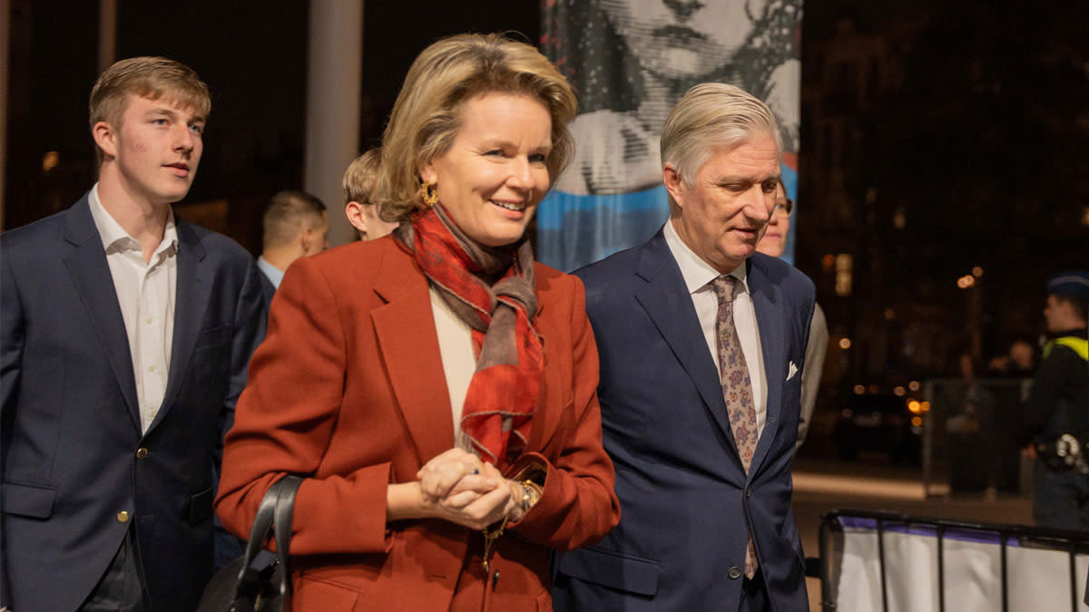 De Koning en de Koningin brachten een bezoek aan de musical 'Les Misérables' in Stadsschouwburg Antwerpen.