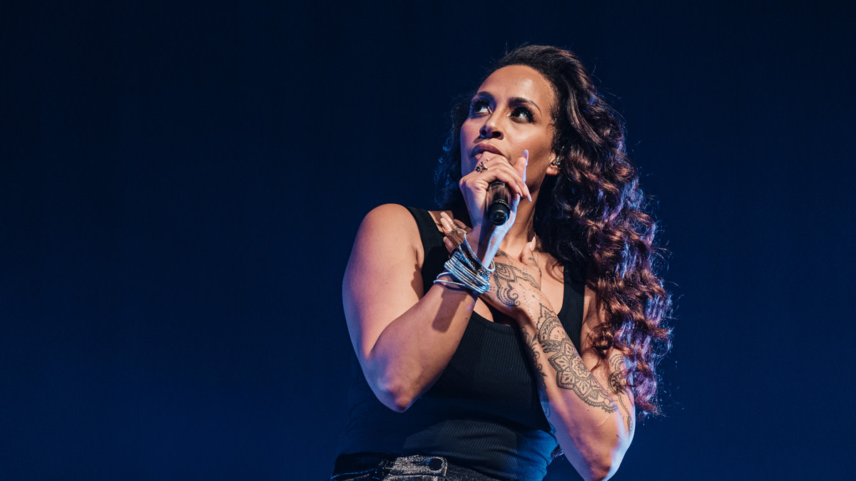 Glennis Grace op 8 maart 2025 in Stadsschouwburg Antwerpen.