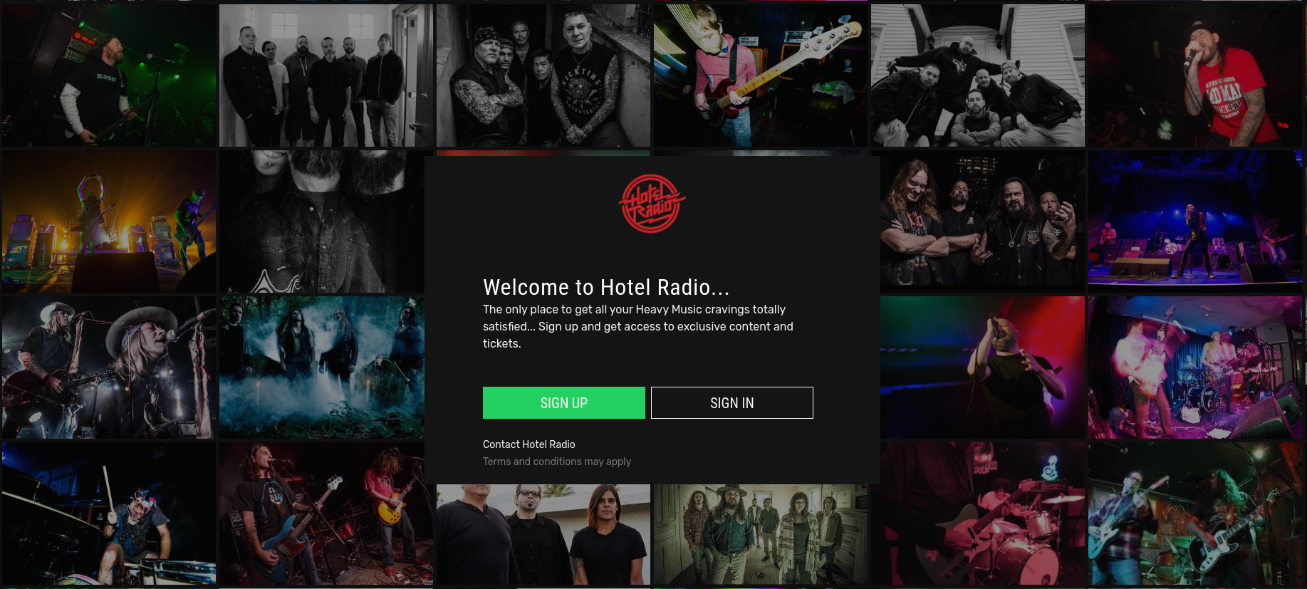 Hotel Radio login cover