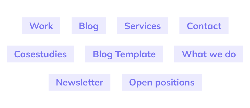 Website pages