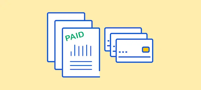 The image represents paying off credit card debt.