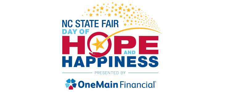 October 16: Day of Hope and Happiness at the North Carolina State Fair in Raleigh, NC