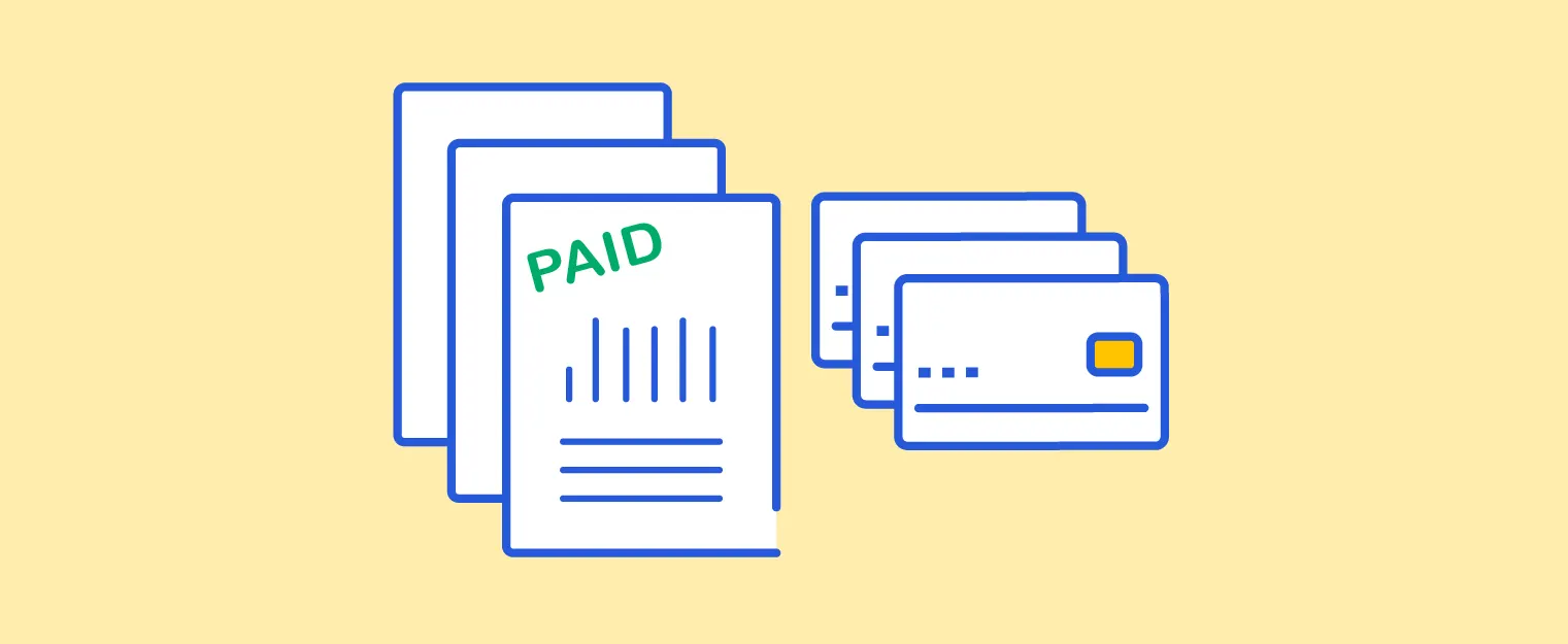 The image represents paying off credit card debt.