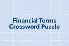 Financial Terms crossword puzzle