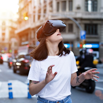 iStock Virtual Reality vr stad