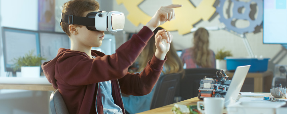 iStock virtual reality VR VR-bril educatie