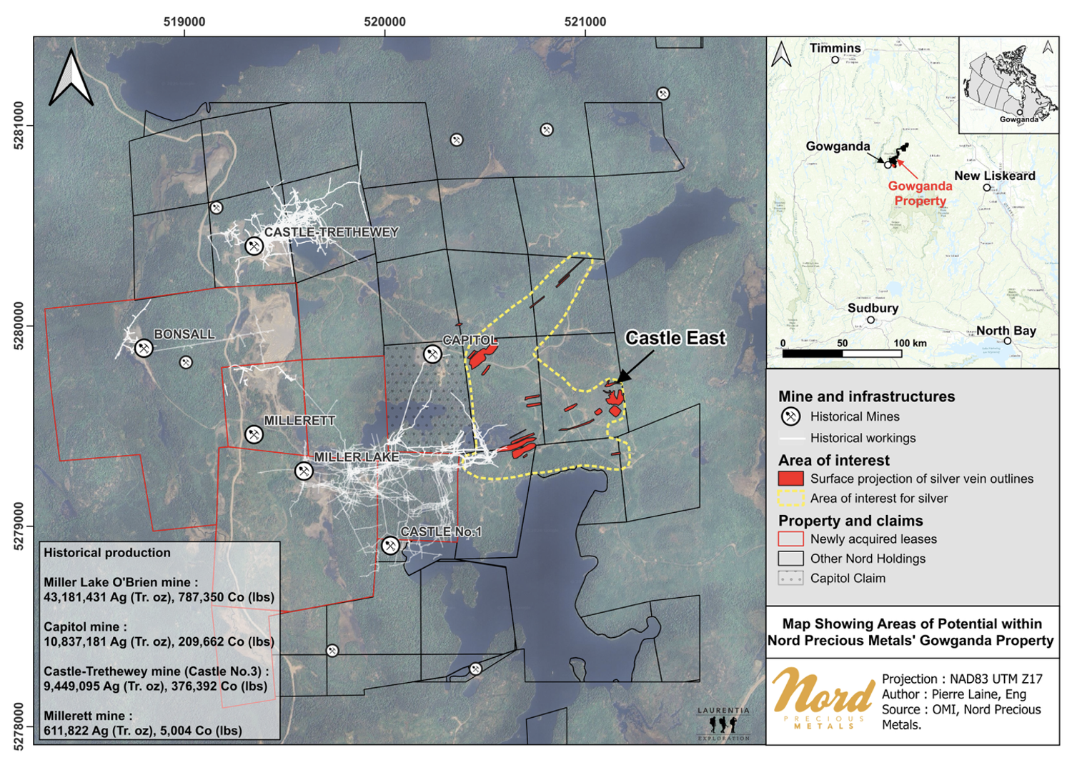 Conceptual Study Completed to Guide Strategy and Targeting by Evaluating Open-Pit Concept at Castle East