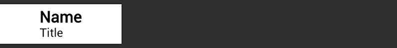 Lower Thirds