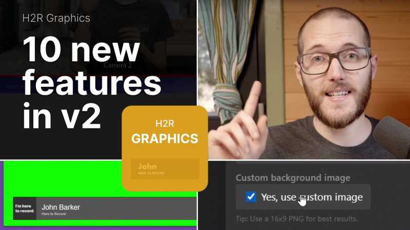 10 things you can do in H2R Graphics v2!