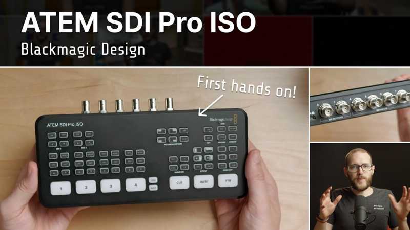 ATEM SDI Pro ISO - Hands on first look!