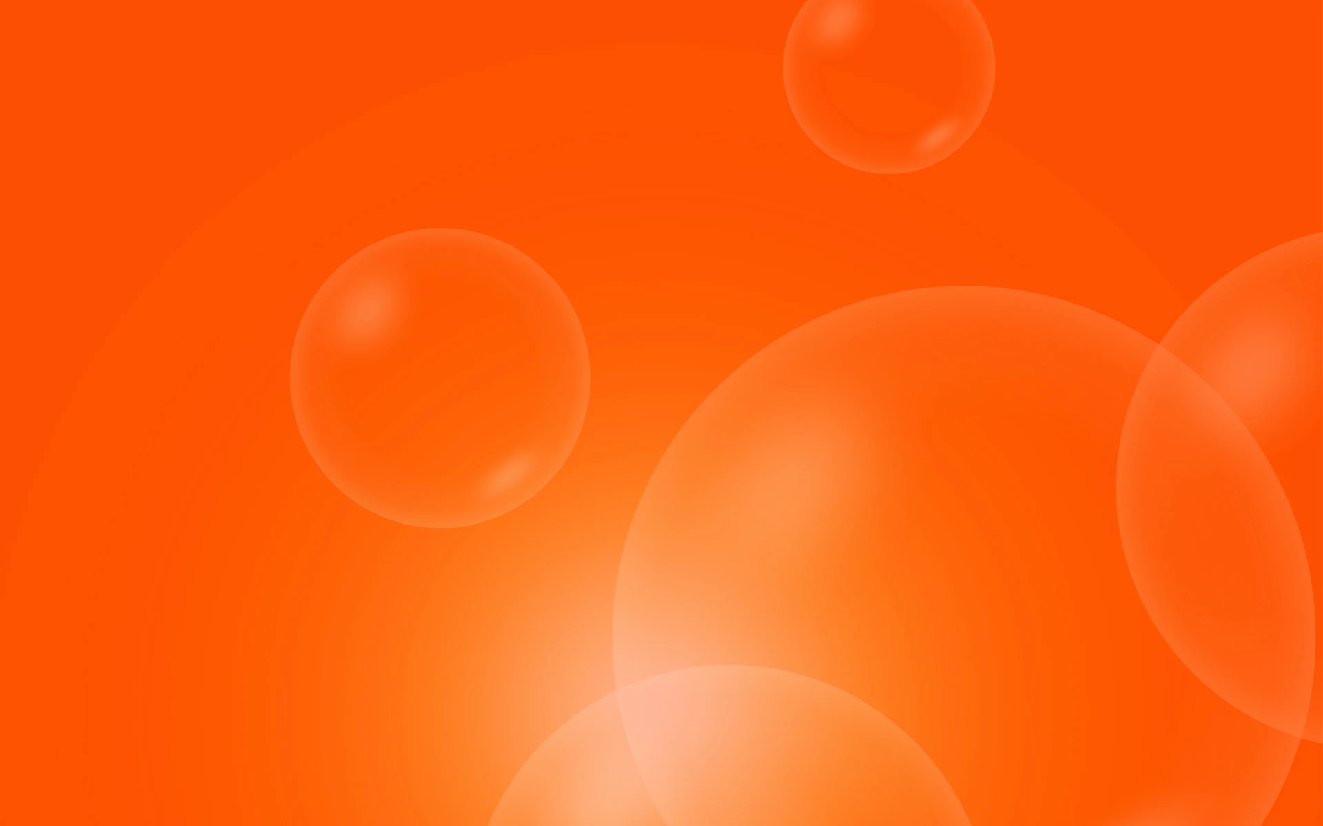 Orange Bubbles
