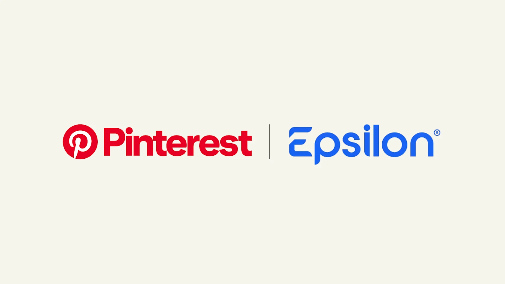 Pinterest logo and Epsilon logo