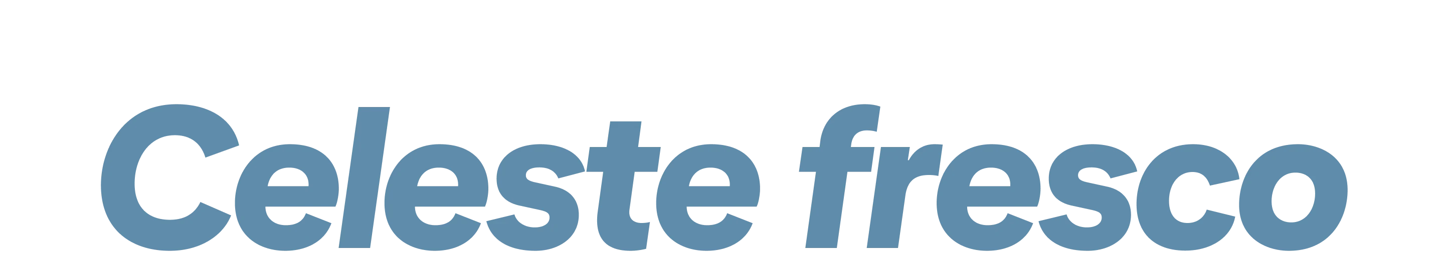 Las palabras “celeste fresco” aparecen en negrita y en color azul celeste.