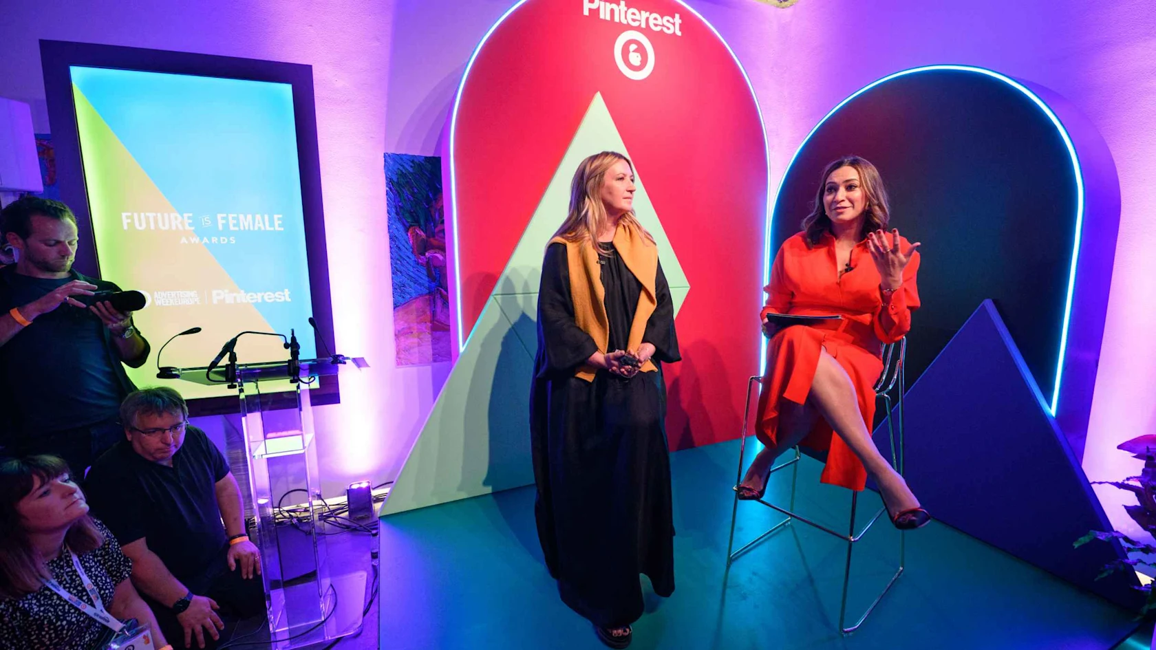 Anya Hindmarch and Visha Kudhail