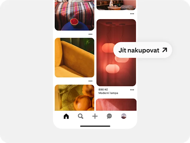 Pin s osvětlovacími tělesy používá k podpoře kliknutí přímé odkazy.