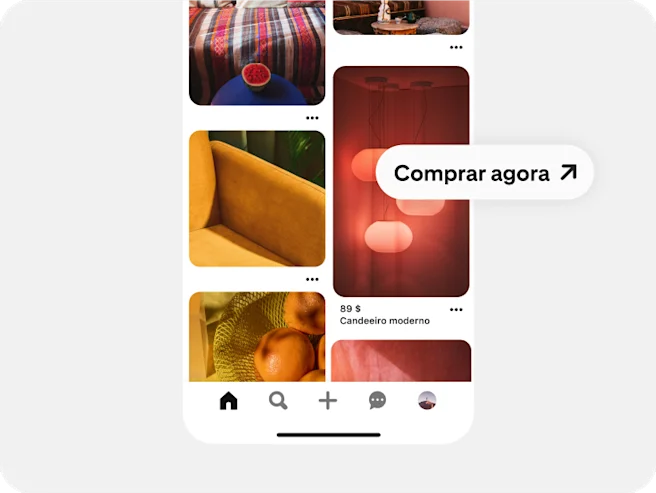 Um Pin relativo a iluminação recorre a ligações diretas para motivar os cliques.