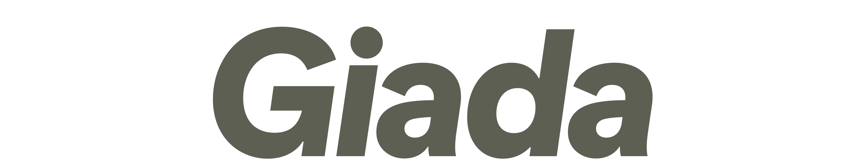 La parola "Giada" in un font verde in grassetto.