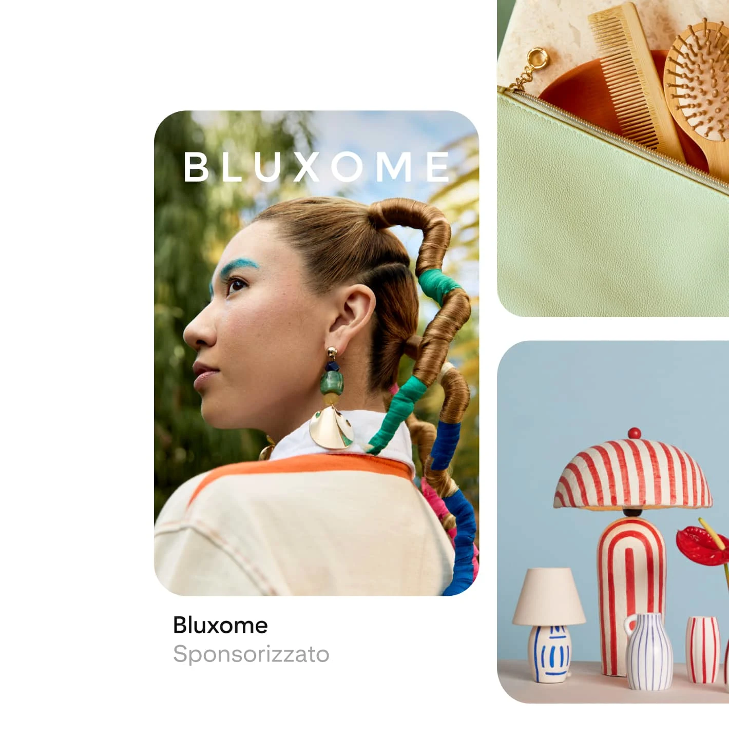 Un esempio di annuncio di Pinterest circondato da altri Pin
