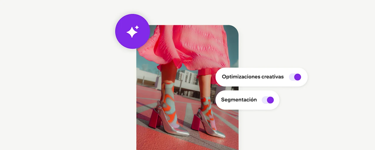 Las funciones de Pinterest Performance+ se muestran con una imagen de estilo.