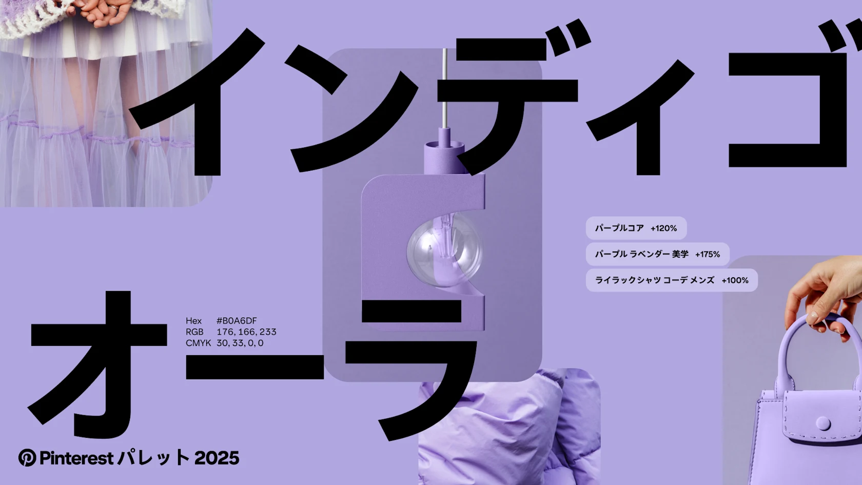 「オーラインディゴ」というワードが、サンプルの検索キーワードとカラー値とともに表示されている。